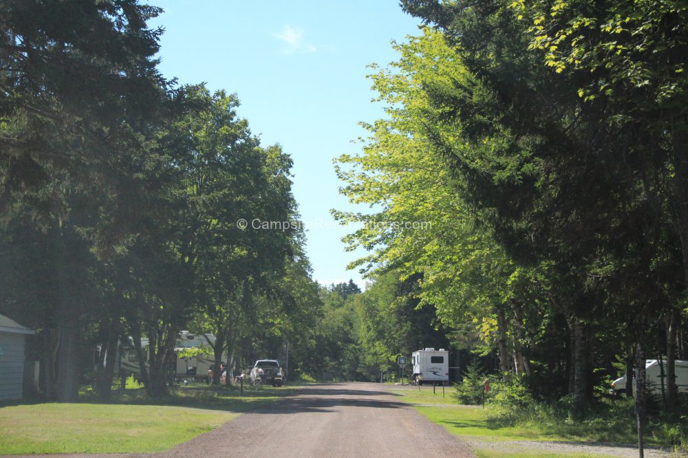 Headquarters Campground at Fundy National Park, New Brunswick, Canada